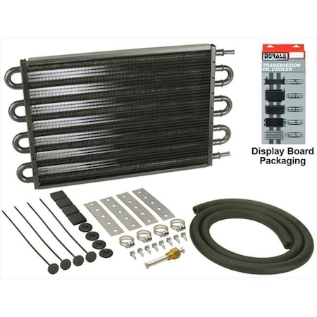 DERALE 13104 8 Pass 17 In. Series 7000 Copper & Aluminum Transmission Cooler Kit